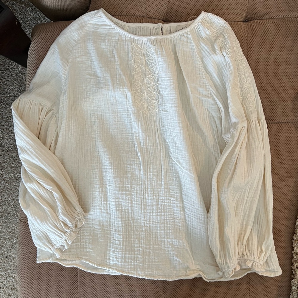 Cream Target top